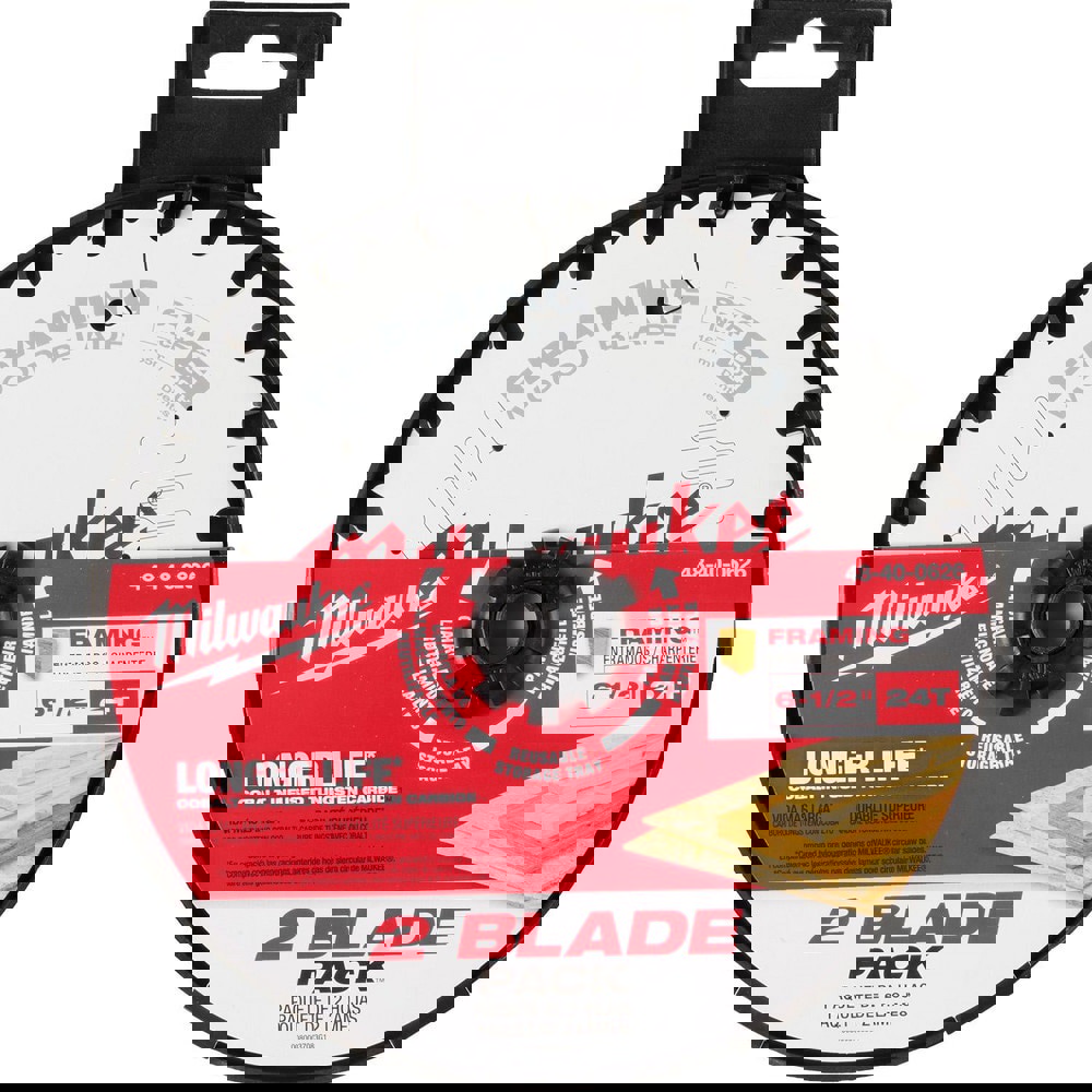 Wet & Dry-Cut Saw Blades; Blade Diameter (Inch): 6-1/2 ; Blade Material: Carbide ; Blade Thickness (Decimal Inch): 0.3000 ; Arbor Hole Diameter (Inch): 5/8 ; Number of Teeth: 24 ; Application: Cutting; Framing; Woodworking